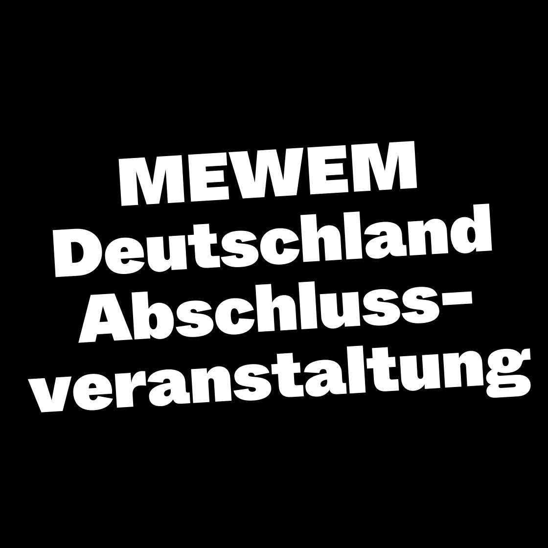 MEWEM Germany Closing Event