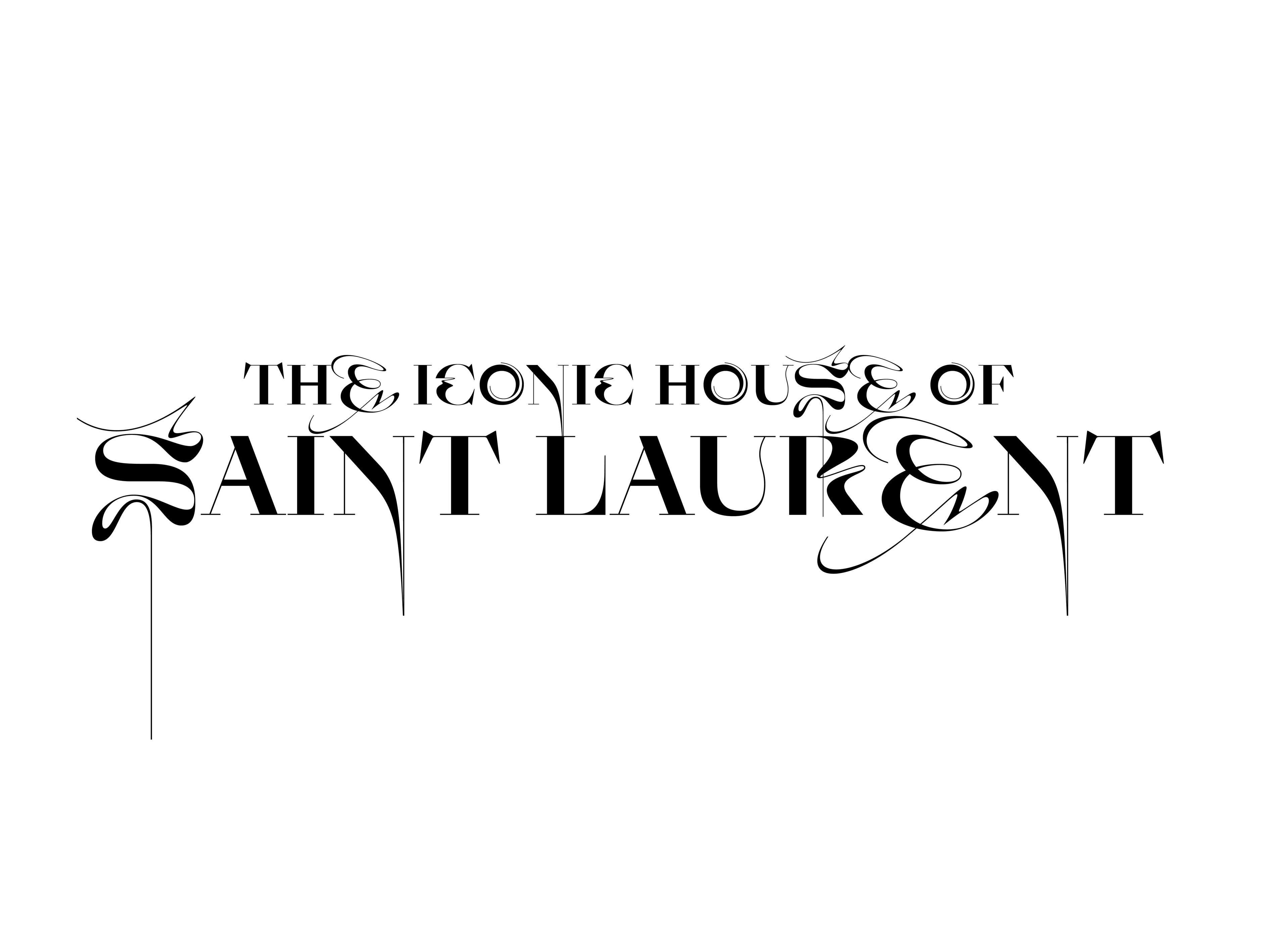 Das Logo des House of Saint Laurent