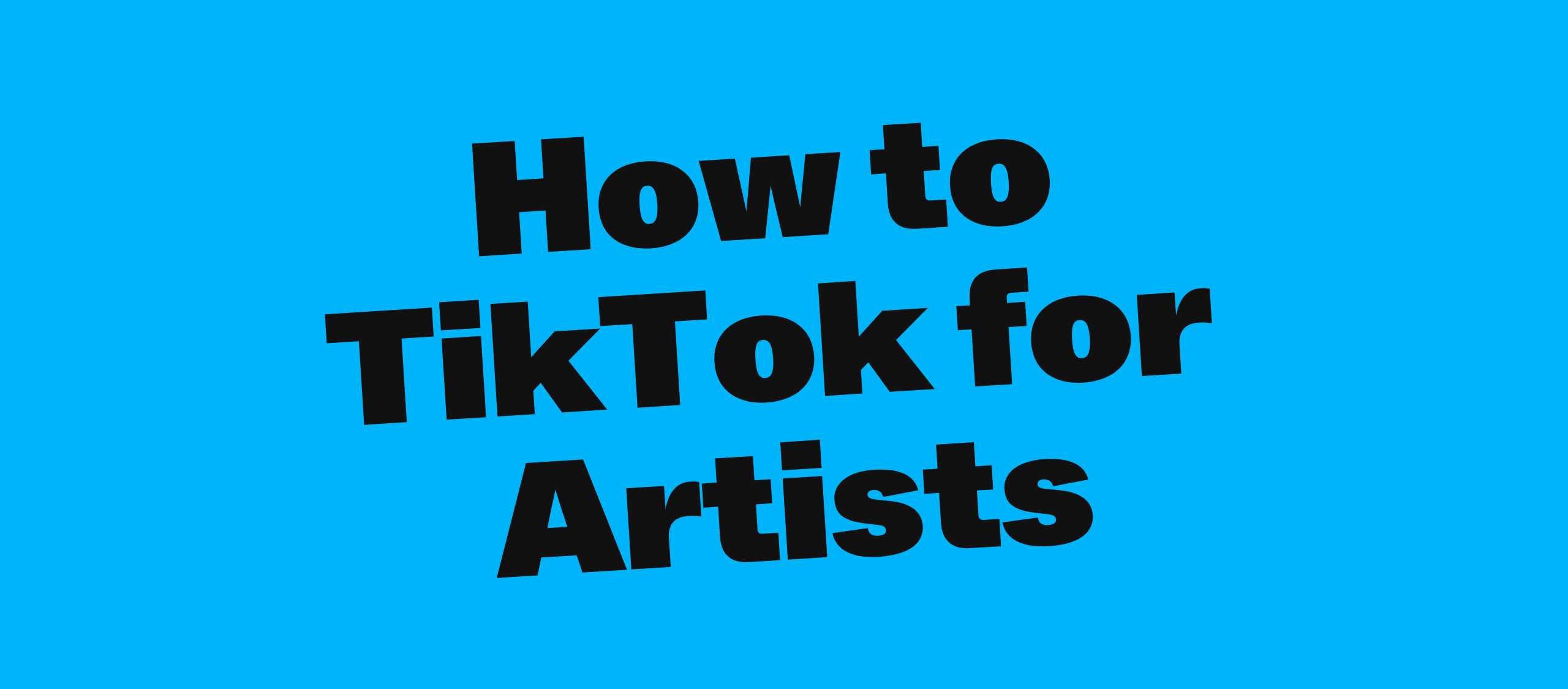 How to TikTok for Artists (TINCON)