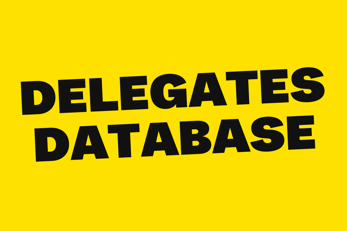 Delegates Database