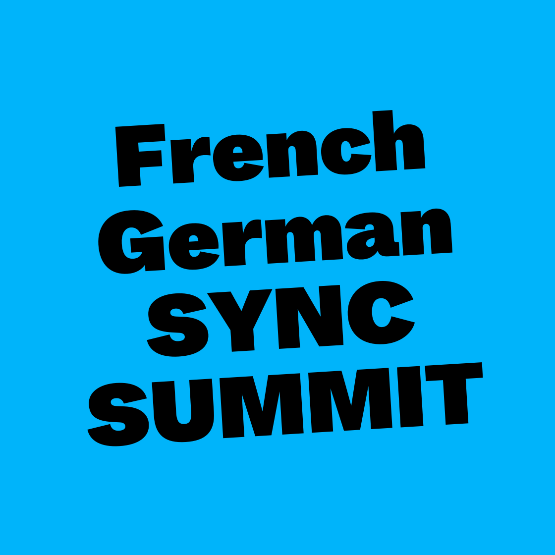 French German SYNC SUMMIT