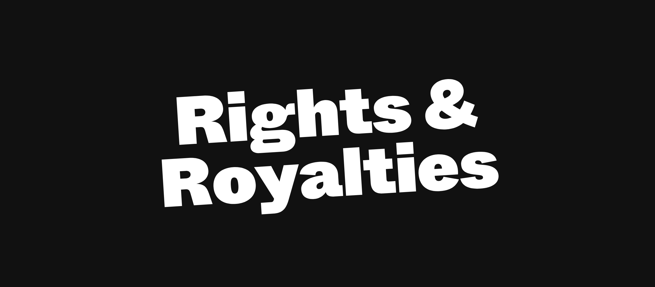 Rights & Royalties